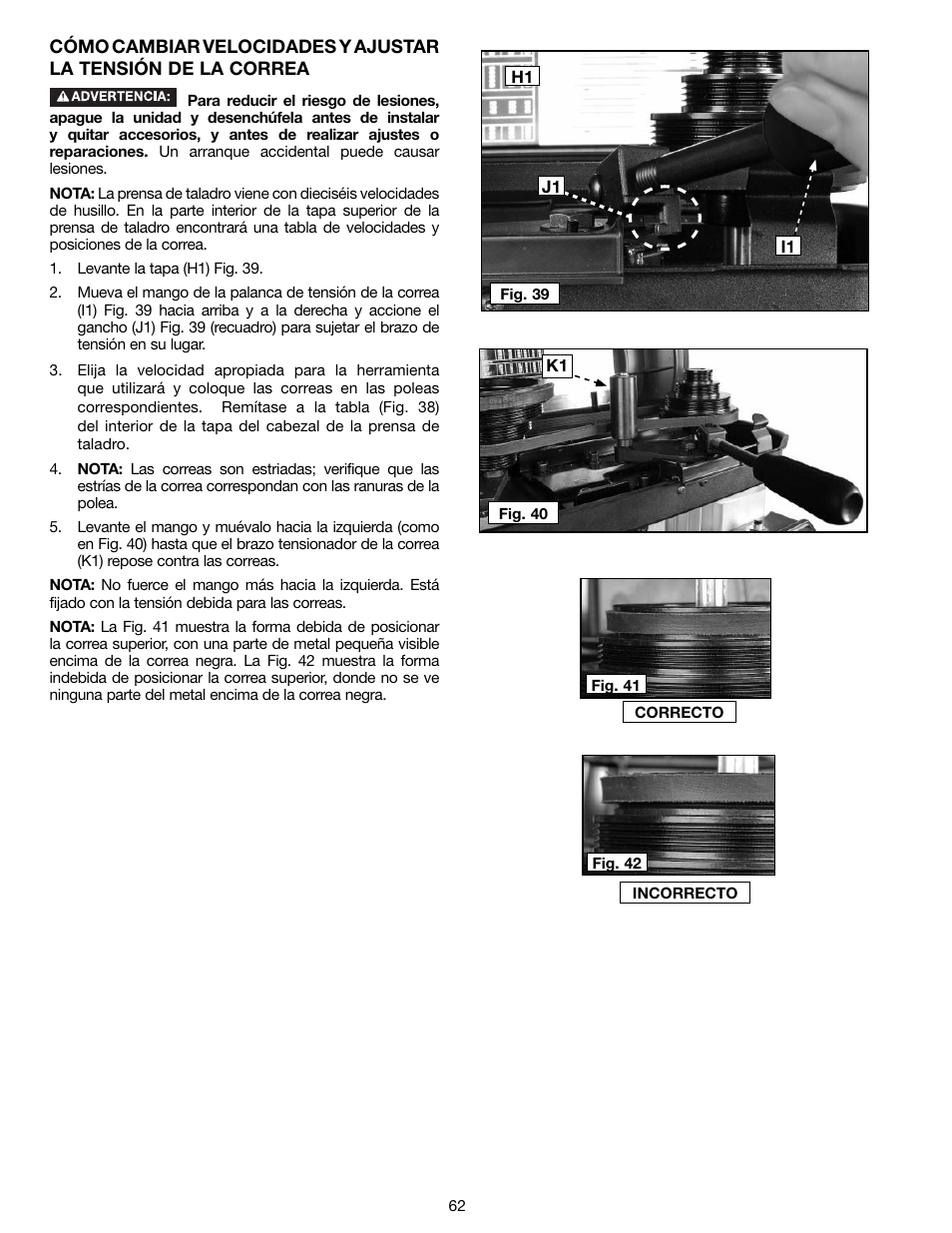 Delta 18-900L User Manual | Page 62 / 68