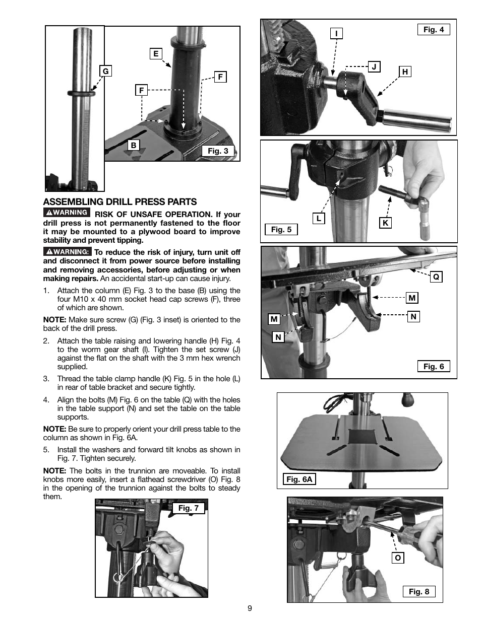 Delta 18-900L User Manual | Page 9 / 68