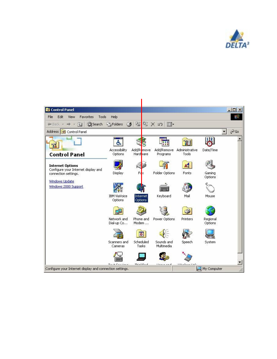 Changing the default connection | Delta THINKPAD R40 User Manual | Page 42 / 45