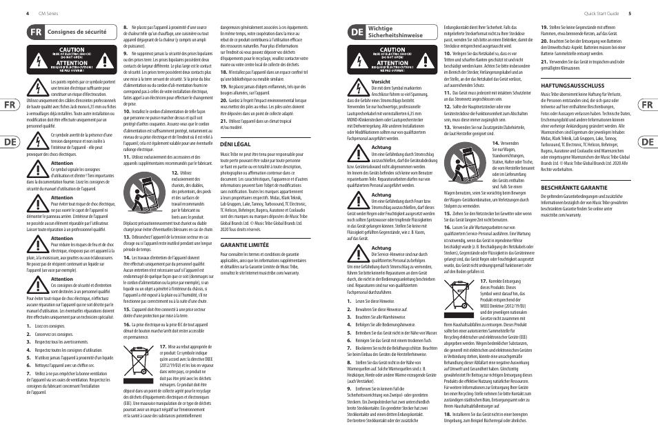 Lab.gruppen CM41 Commercial Mixer User Manual | Page 3 / 11