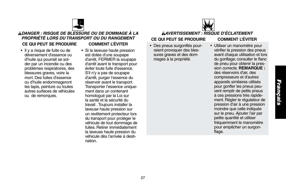 DeWalt DP3400 User Manual | Page 27 / 64