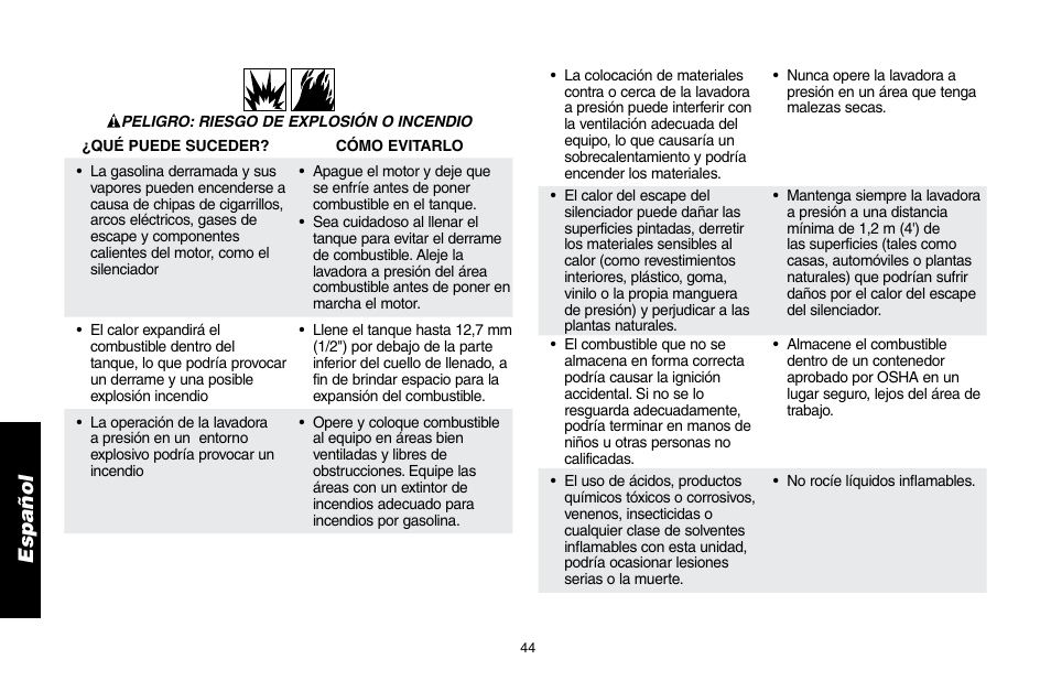 DeWalt DP3400 User Manual | Page 44 / 64