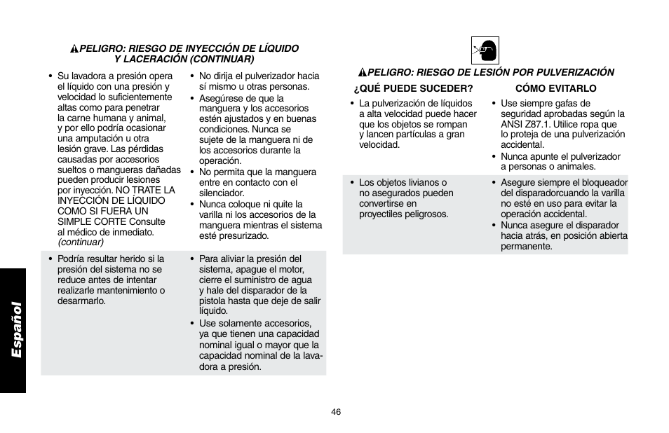 DeWalt DP3400 User Manual | Page 46 / 64