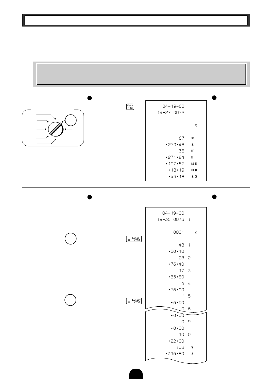 Daily management report, 1 financial report, 2 general control read/reset report | Hp p, 2-1 daily read/reset report | Casio PCR-265P User Manual | Page 18 / 40