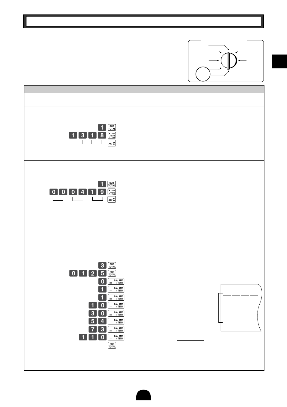 Basic programming for quick start, Zk zcz< h y | Casio PCR-265P User Manual | Page 9 / 40
