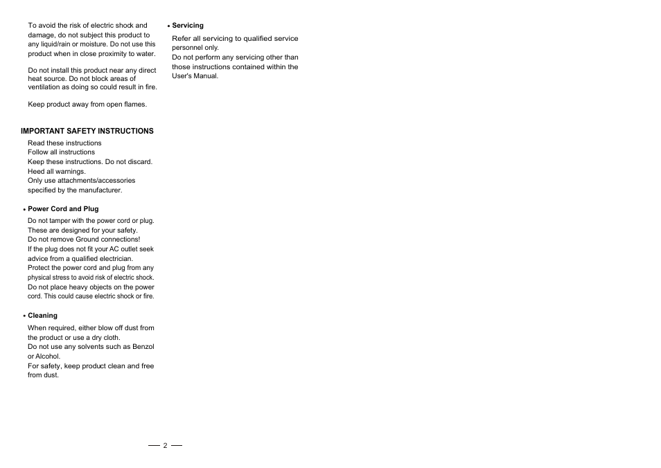 Speco Technologies PL200M Commercial Amplifier (160W) User Manual | Page 4 / 8