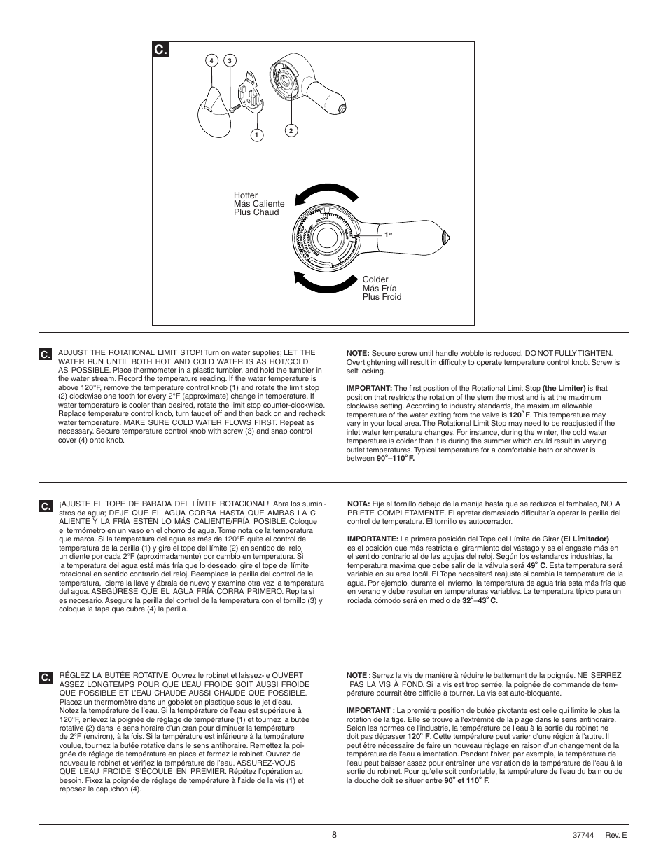 Delta 1700 Series User Manual | Page 8 / 8