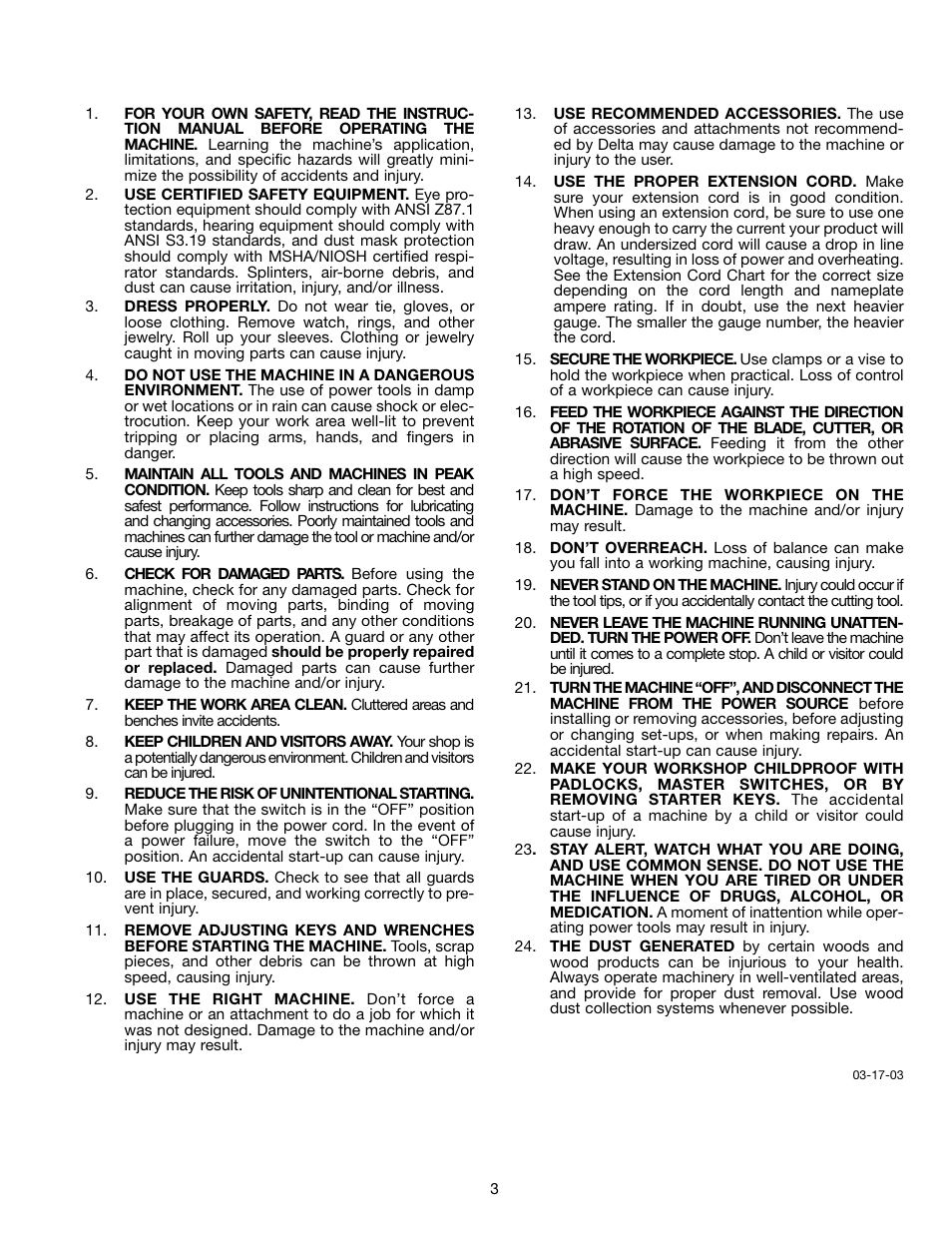 Delta 46-765X User Manual | Page 3 / 24