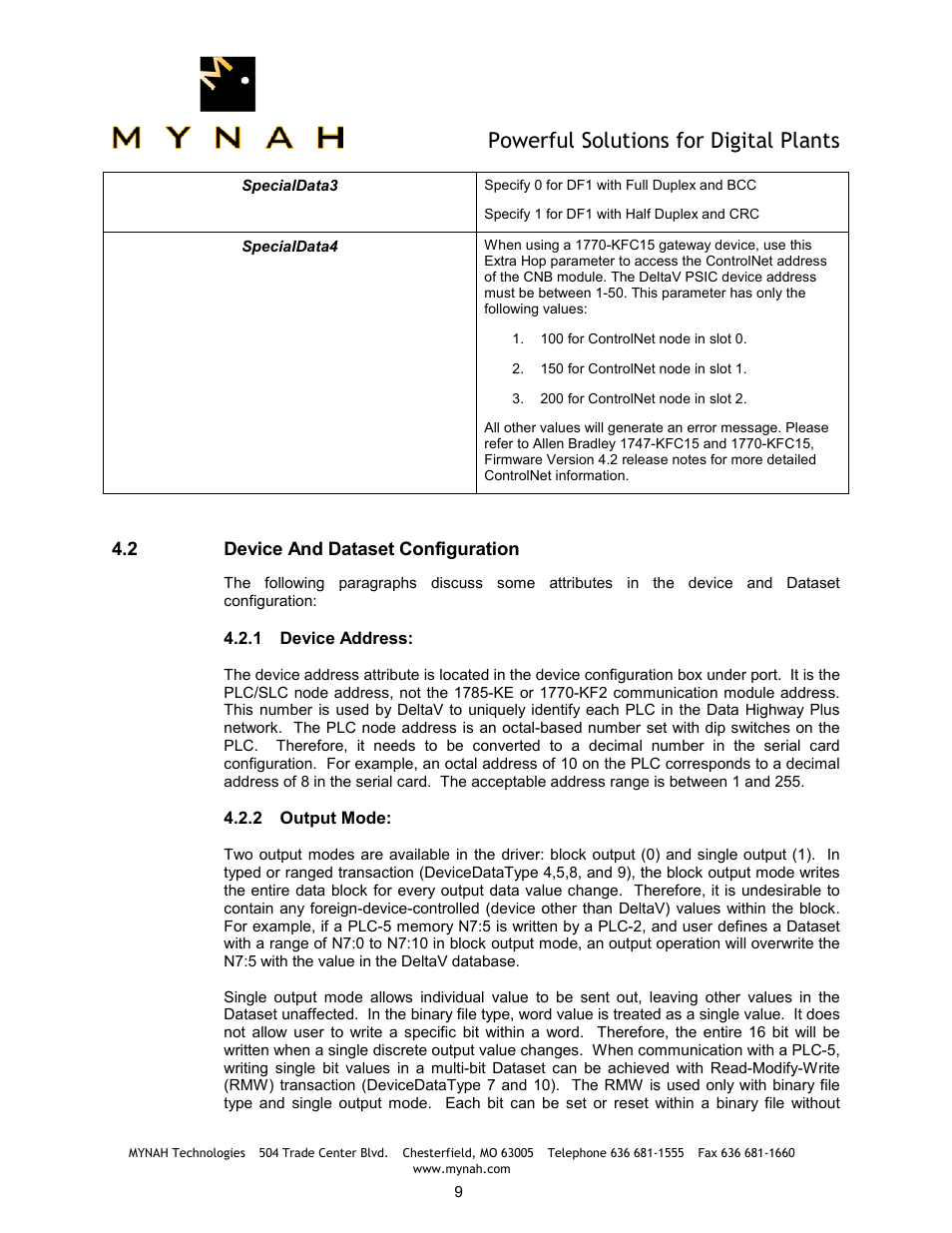 Powerful solutions for digital plants | Delta Mynah PLC-5 User Manual | Page 10 / 26