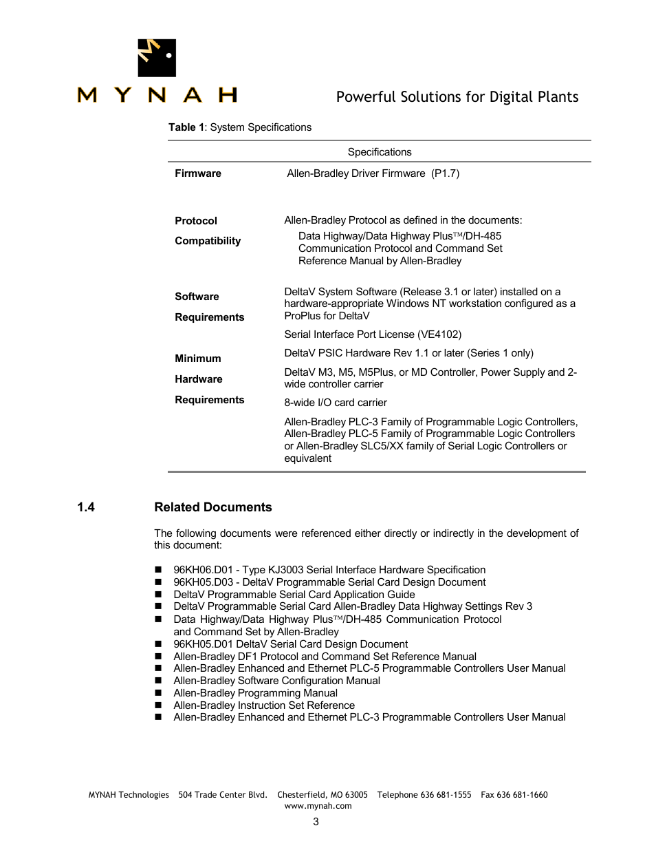 Powerful solutions for digital plants | Delta Mynah PLC-5 User Manual | Page 4 / 26