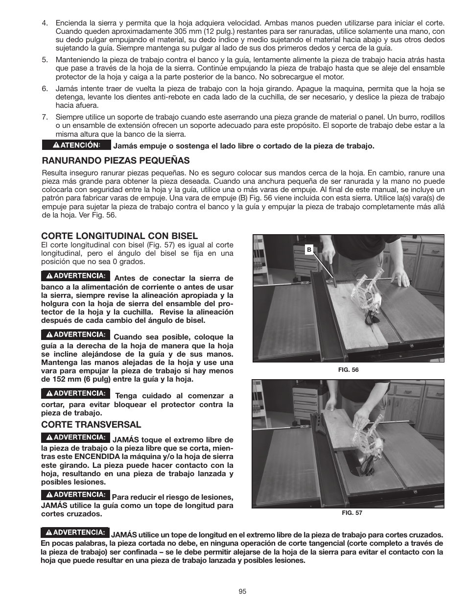 Delta UNISAW 36-L352 User Manual | Page 95 / 108