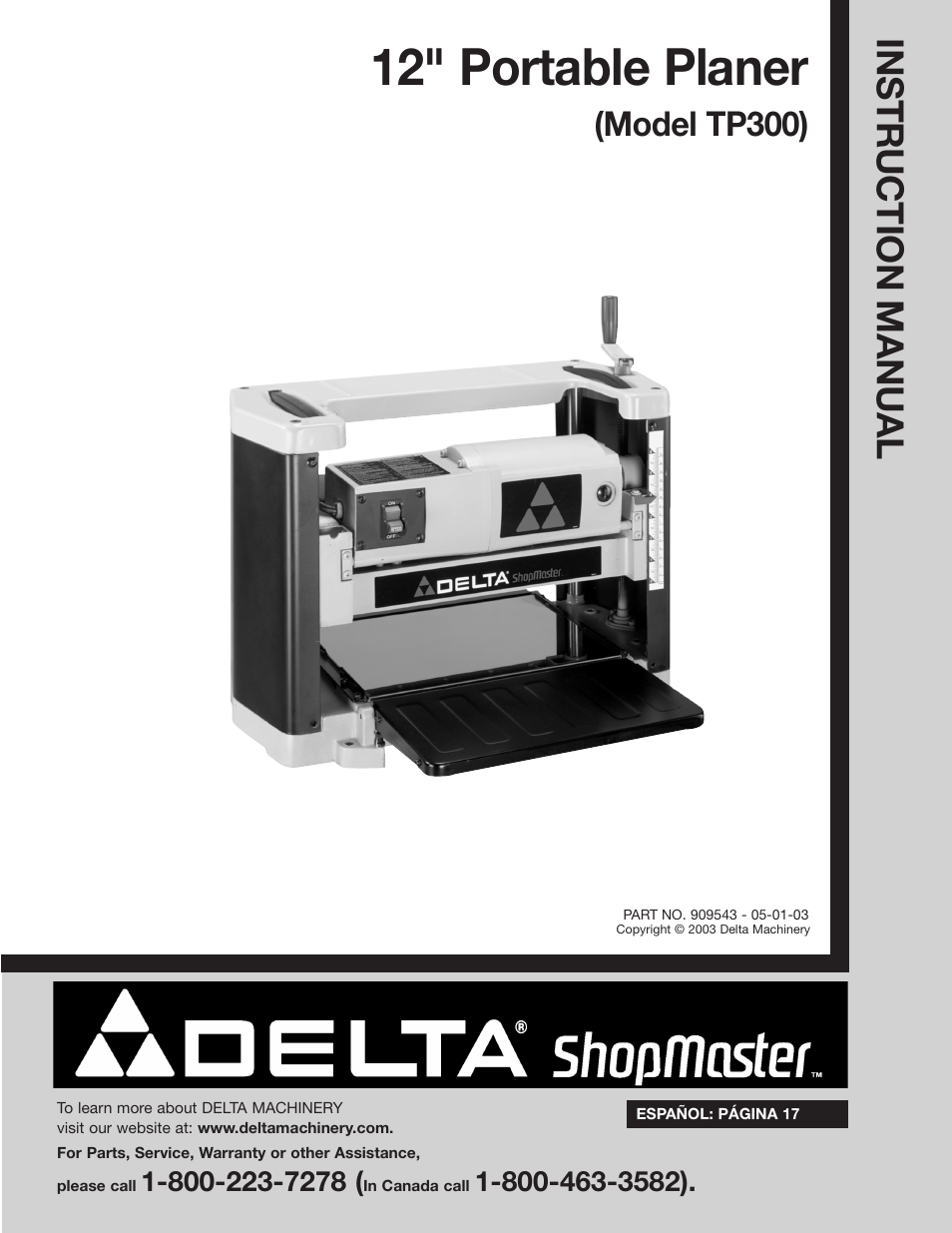 Delta TP300 User Manual | 17 pages