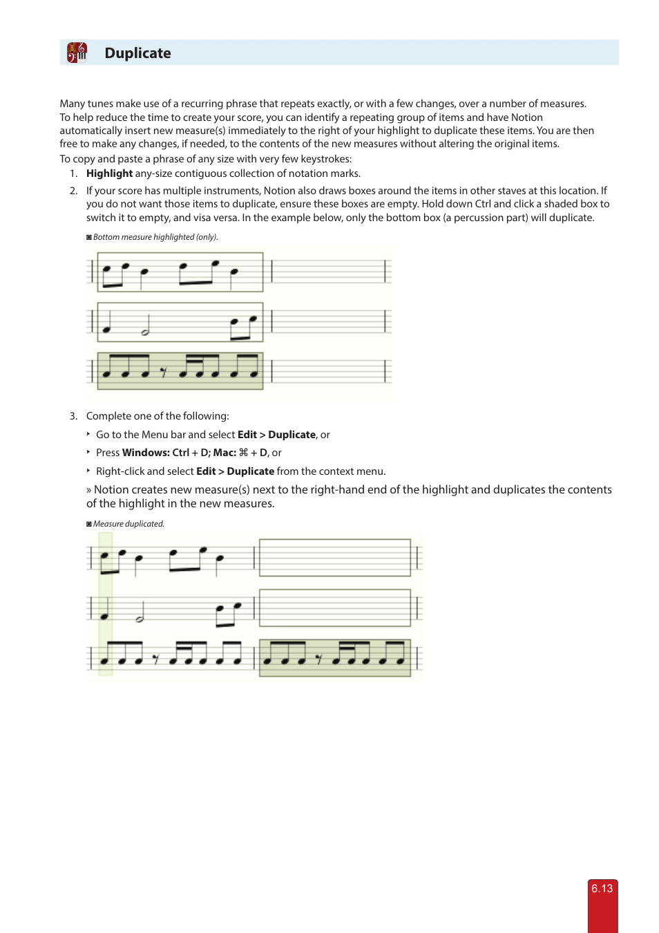 Duplicate | PreSonus Notion 6 - Notation Software (Boxed) User Manual | Page 100 / 292