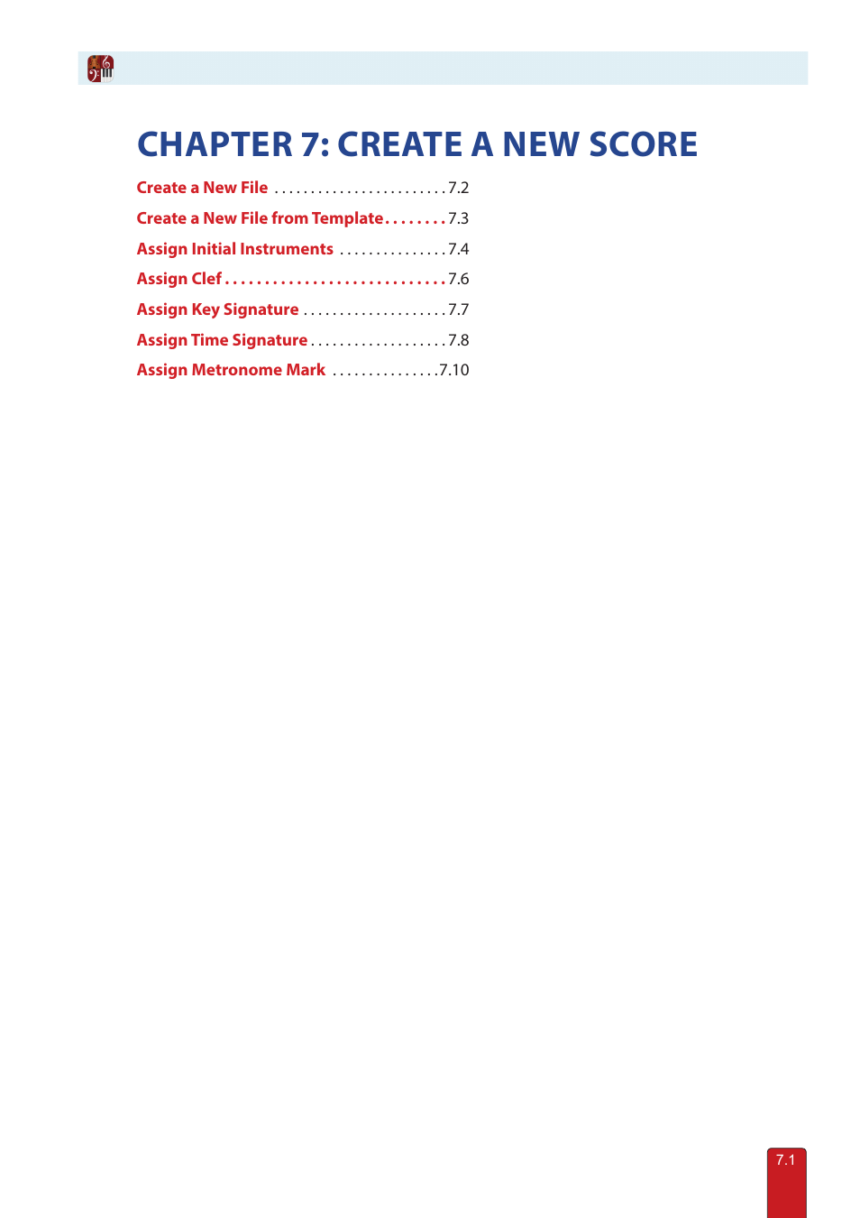 Chapter 7: create a new score | PreSonus Notion 6 - Notation Software (Boxed) User Manual | Page 104 / 292