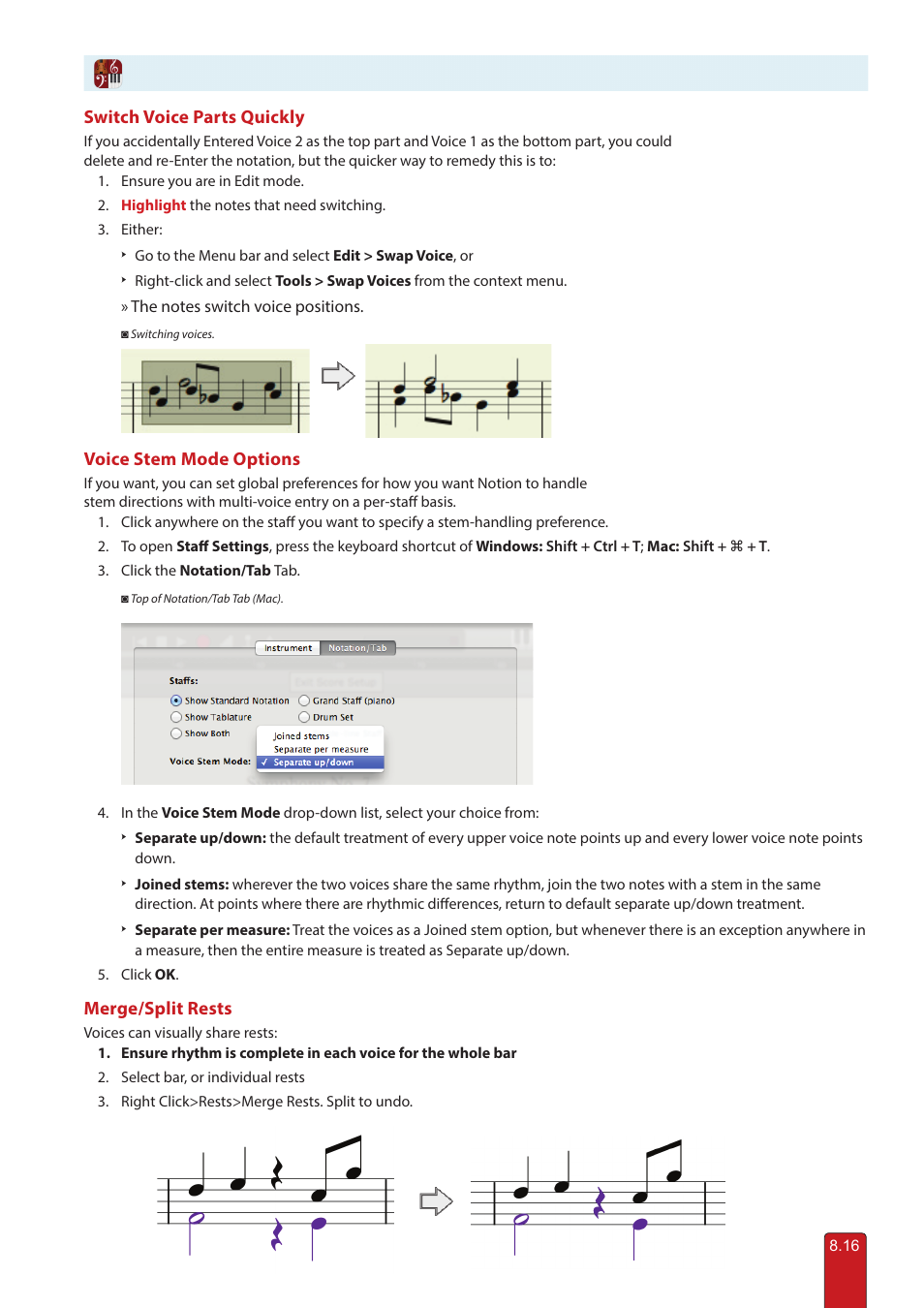 PreSonus Notion 6 - Notation Software (Boxed) User Manual | Page 129 / 292