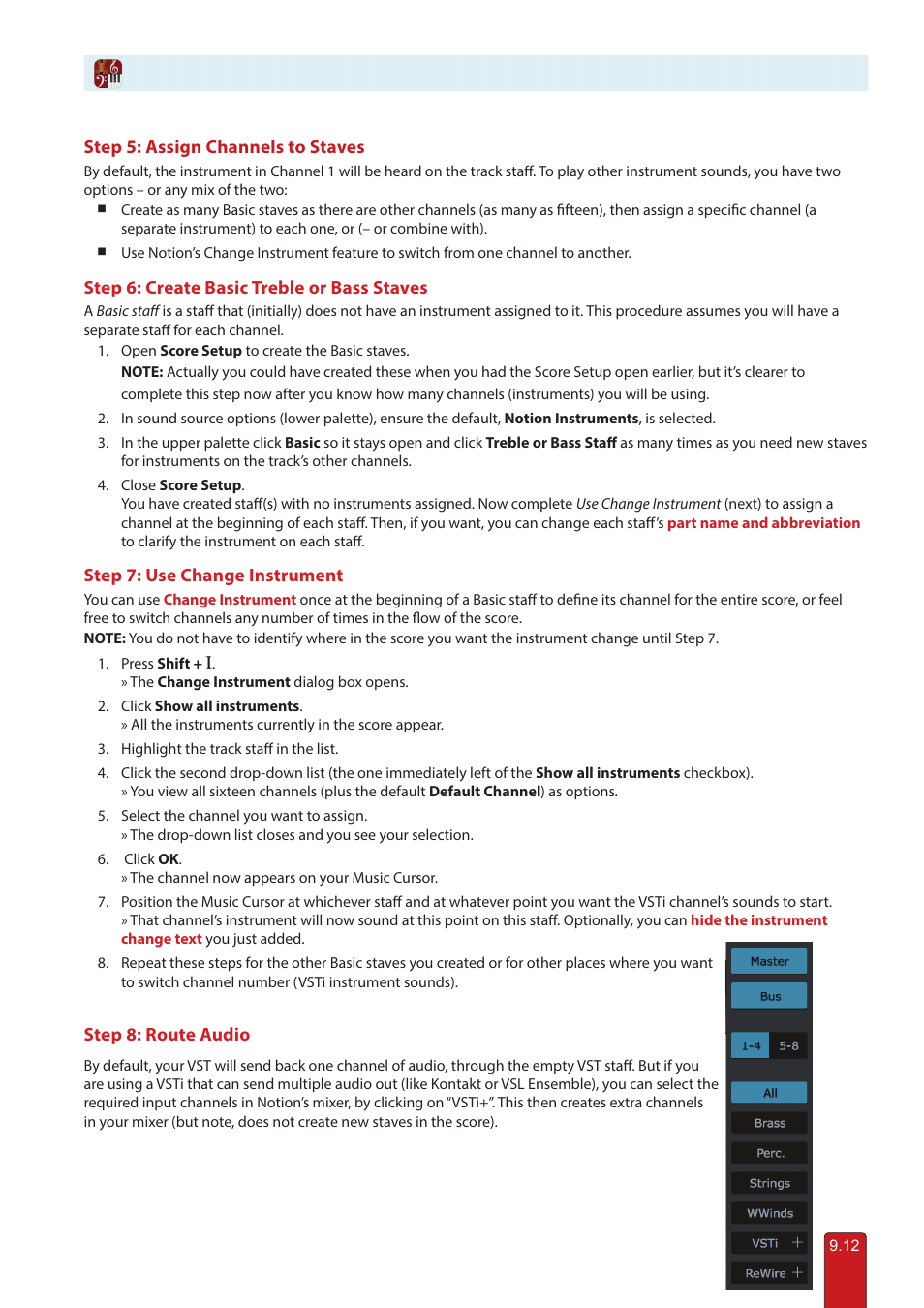 PreSonus Notion 6 - Notation Software (Boxed) User Manual | Page 145 / 292