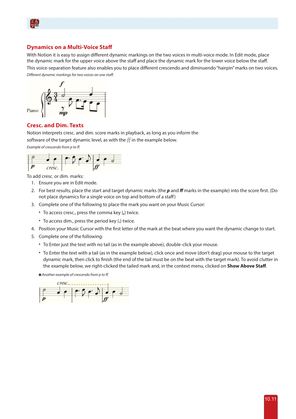 PreSonus Notion 6 - Notation Software (Boxed) User Manual | Page 160 / 292