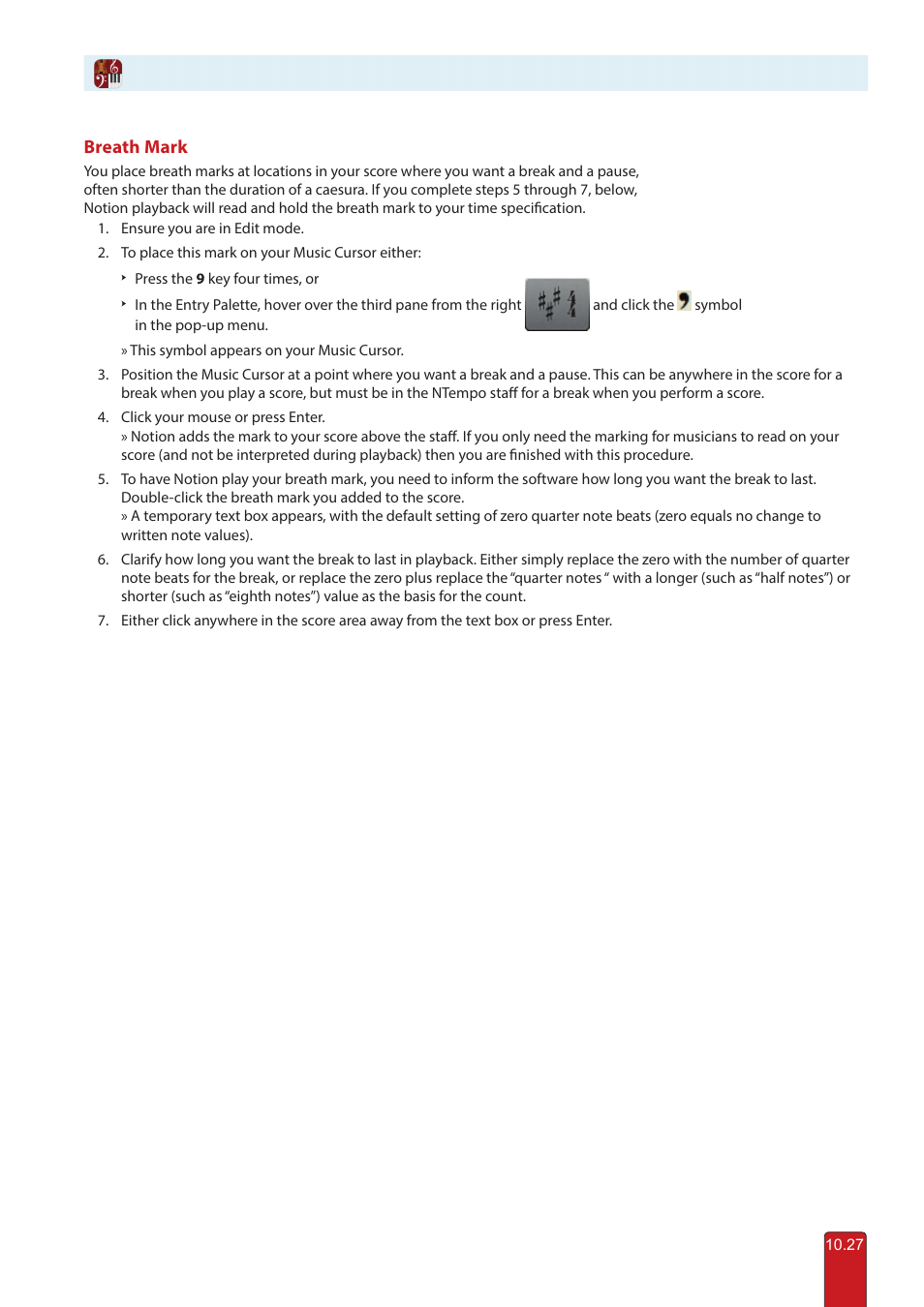 PreSonus Notion 6 - Notation Software (Boxed) User Manual | Page 176 / 292