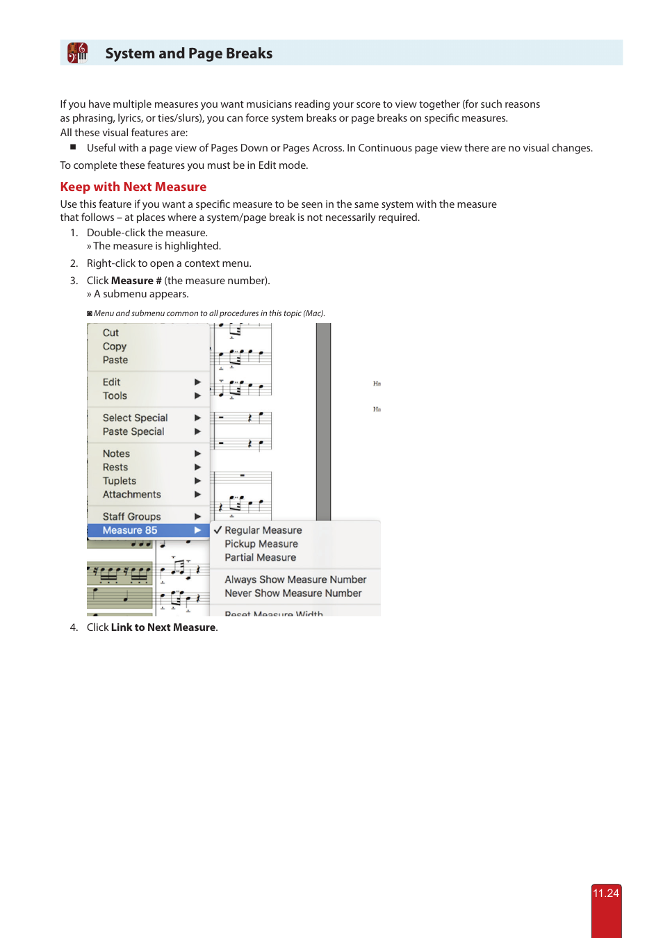 System and page breaks | PreSonus Notion 6 - Notation Software (Boxed) User Manual | Page 205 / 292