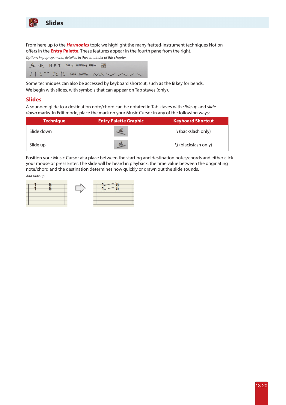 Slides | PreSonus Notion 6 - Notation Software (Boxed) User Manual | Page 257 / 292