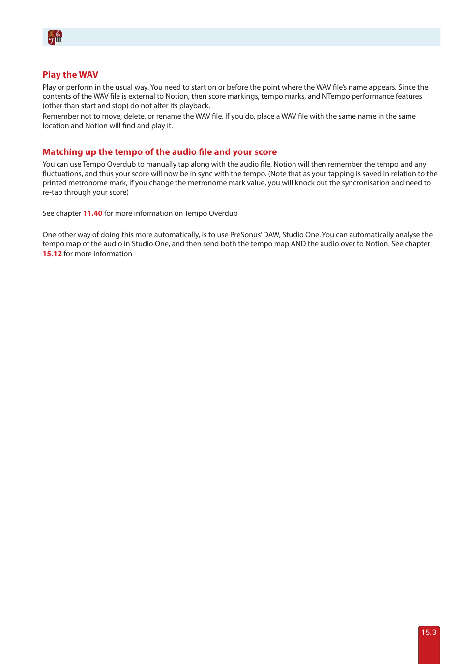 PreSonus Notion 6 - Notation Software (Boxed) User Manual | Page 275 / 292
