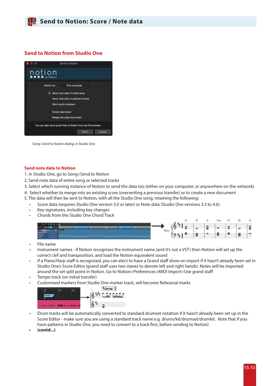 PreSonus Notion 6 - Notation Software (Boxed) User Manual | Page 282 / 292