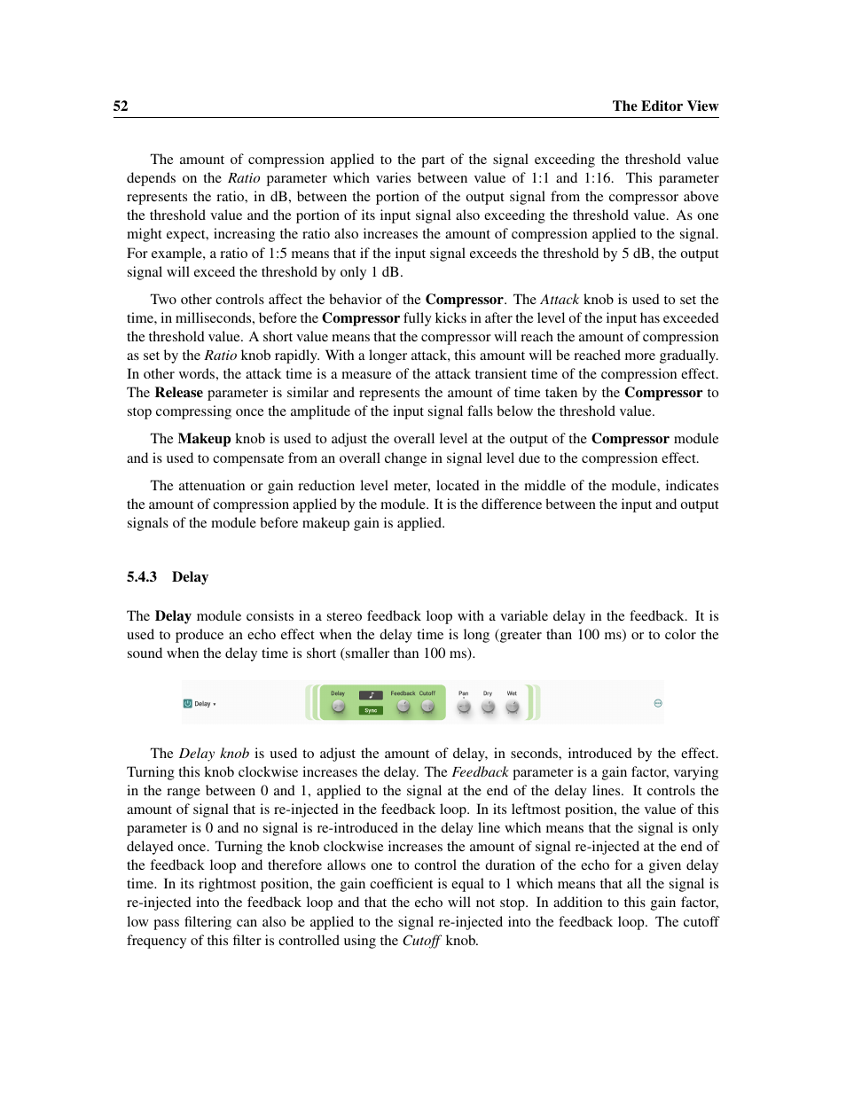 Delay | Applied Acoustics Systems Chromaphone 3 Upgrade Acoustic Object Synthesizer Plug-In (Download) User Manual | Page 52 / 83
