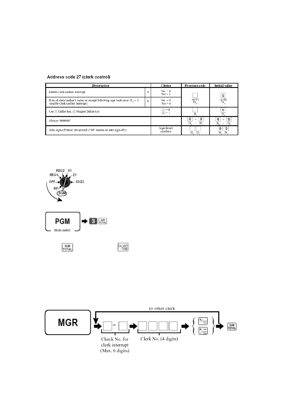 How to set up floating clerk interrupt in detail, Enable clerk interrupt in the 2722 code | Delta TE-4000 User Manual | Page 37 / 55