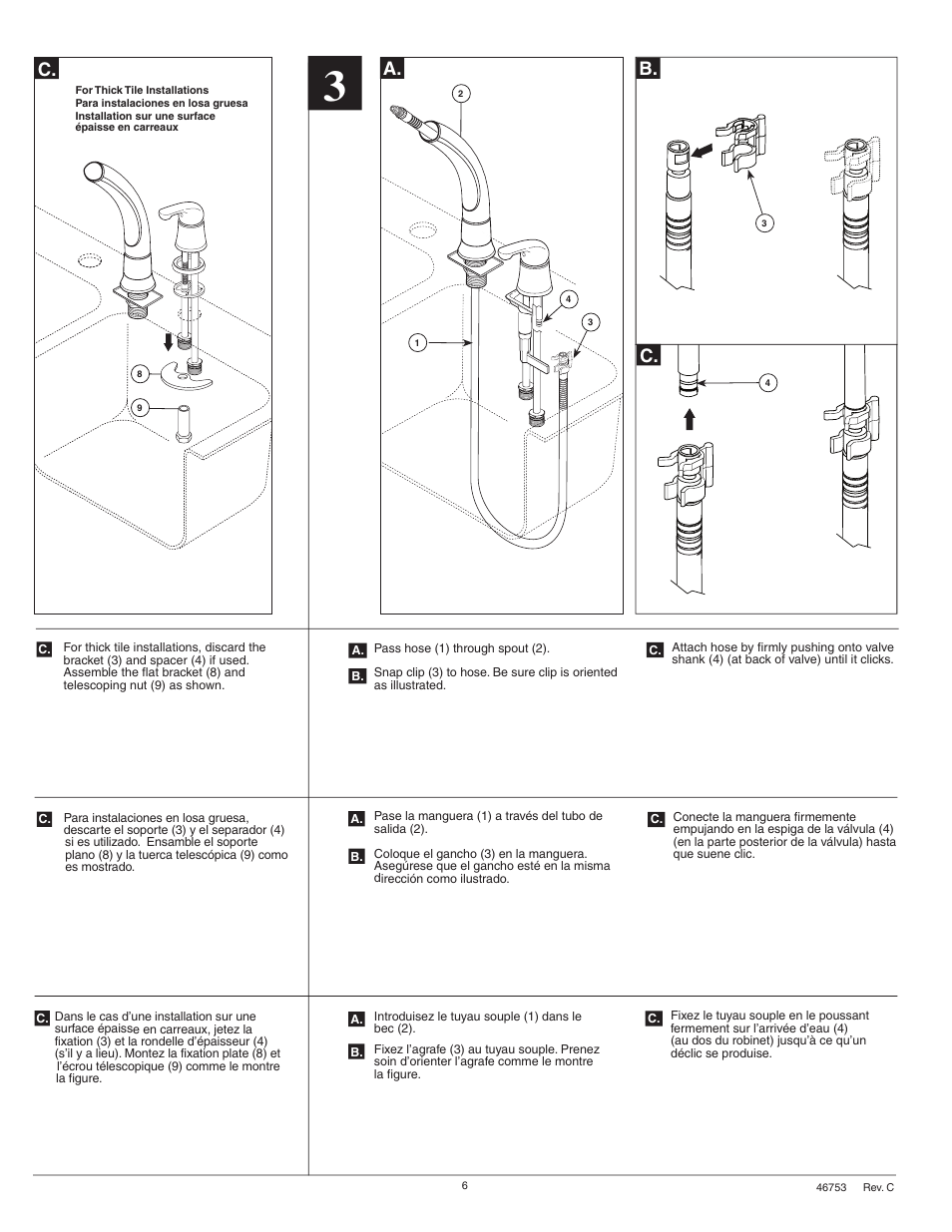 B. a | Delta 476 Series User Manual | Page 6 / 8