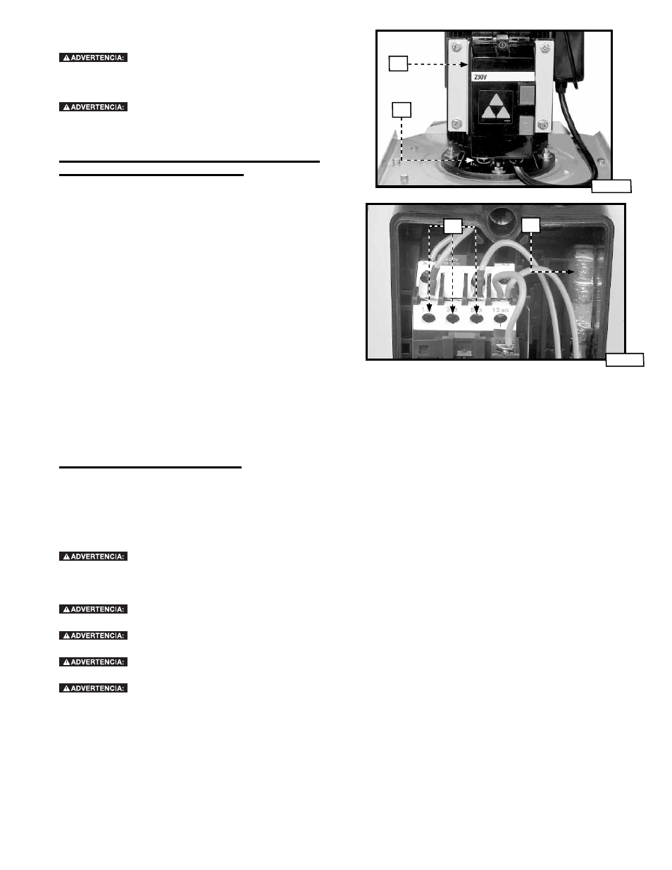 Cableado de una y tres fases | Delta 50-763 User Manual | Page 39 / 44