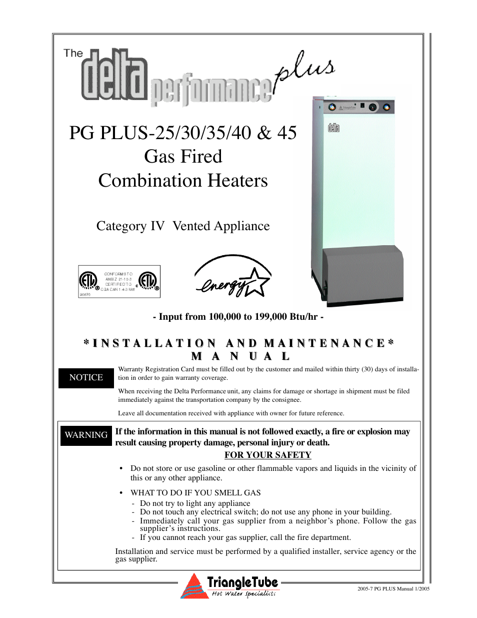 Delta PG PLUS-25 User Manual | 76 pages