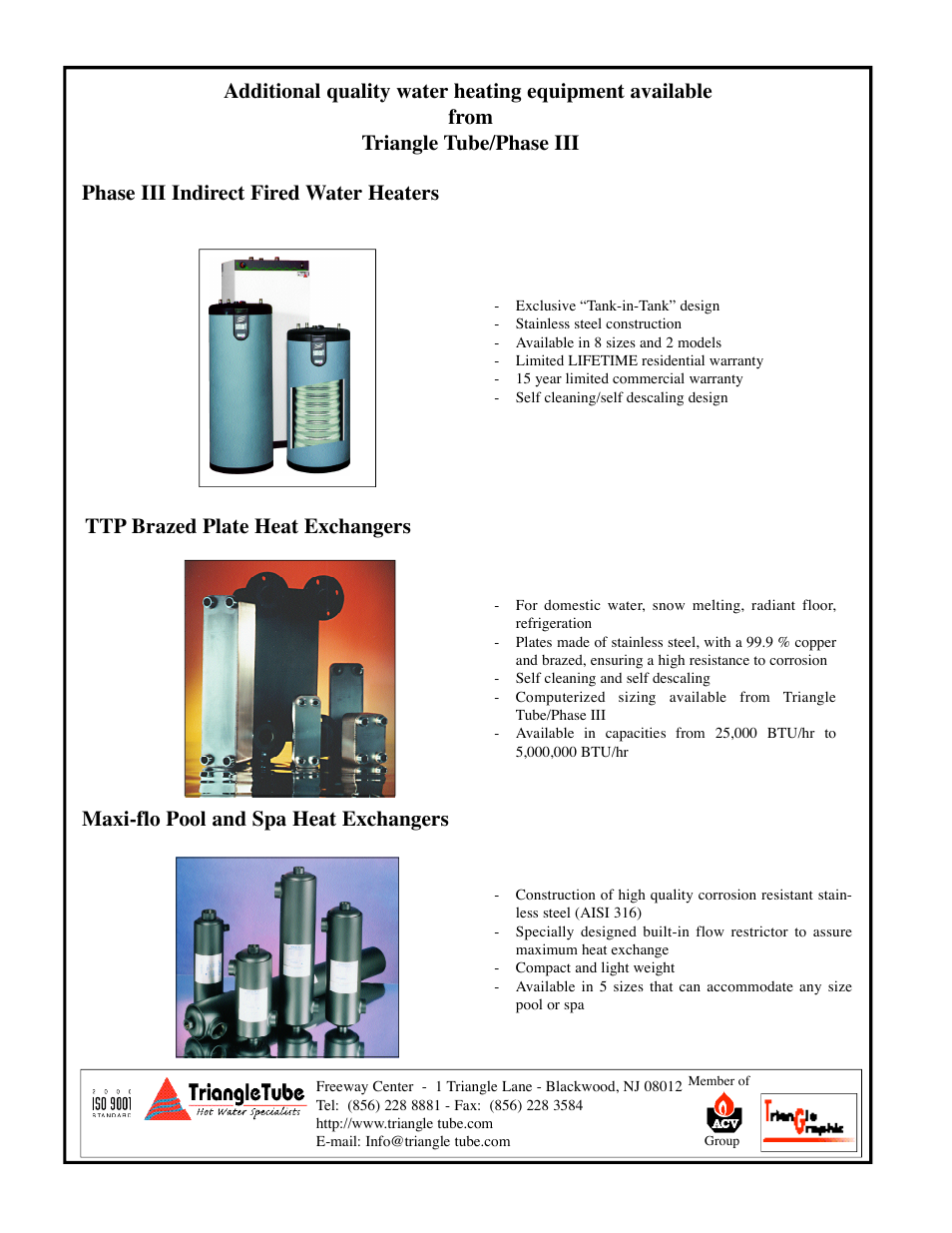 Ttp brazed plate heat exchangers | Delta PG PLUS-25 User Manual | Page 76 / 76