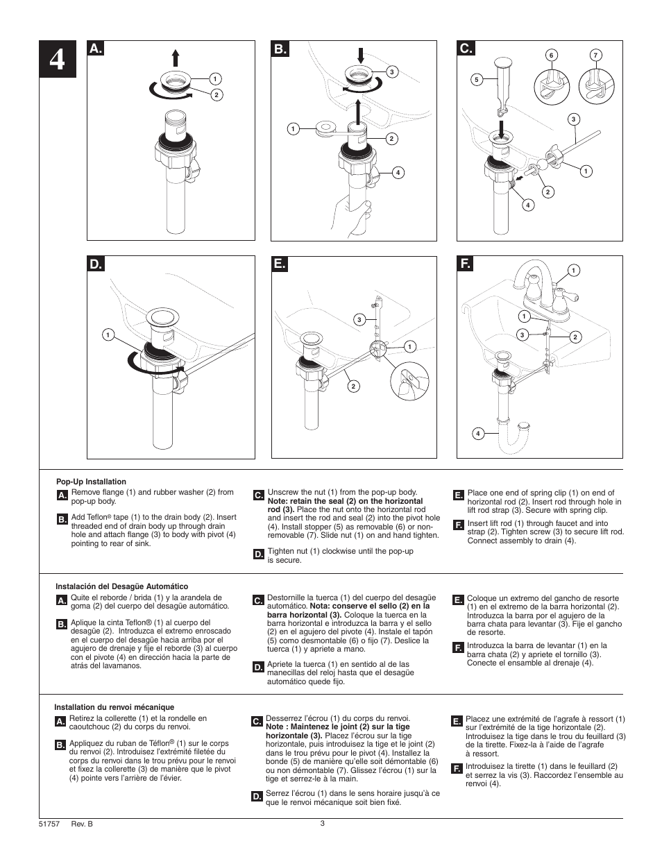 A. b. d | Delta 25975 Series User Manual | Page 3 / 6