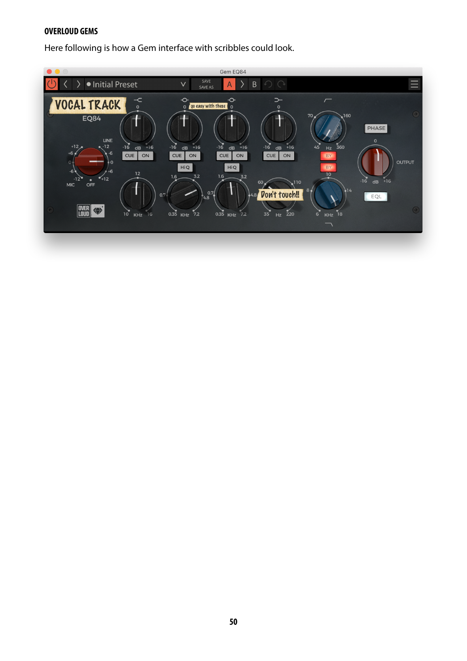 Overloud Gem Comp76 FET Compressor and Limiter Plug-In User Manual | Page 52 / 55