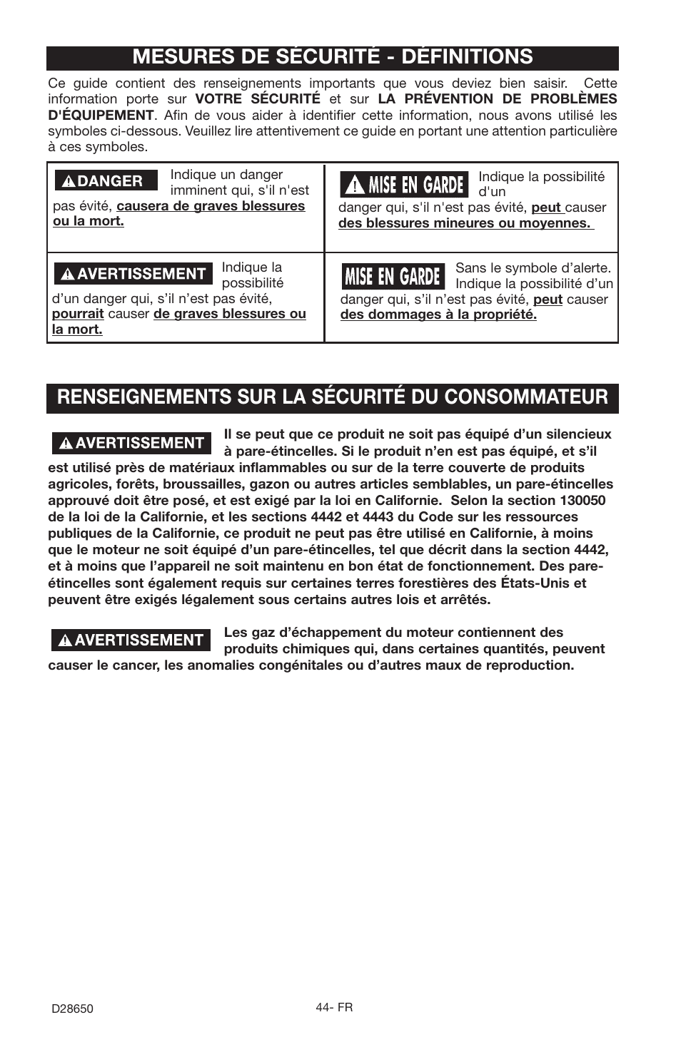 Delta D28650 User Manual | Page 44 / 64