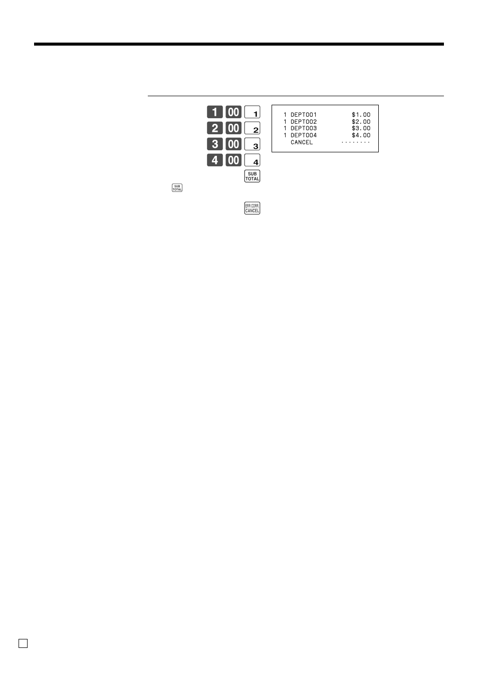 Basic operations and setups, ! 2- " 3- # 4- $ s e | Casio PCR-T470 User Manual | Page 44 / 96