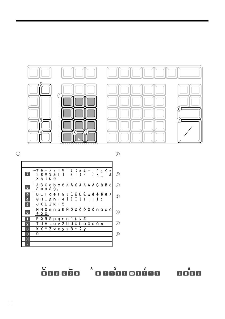 Advanced operations and setups, Entering characters by multi tapping | Casio PCR-T470 User Manual | Page 54 / 96