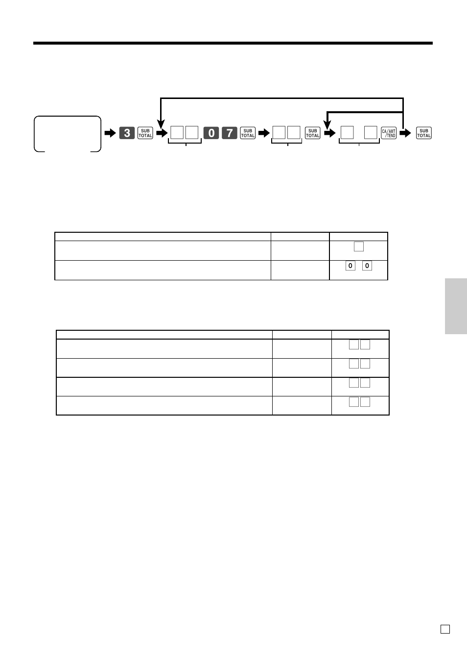 Ad v anced operations and setups, 63 s 6, 07 s 6 | A6 s, Clerk other programming | Casio PCR-T470 User Manual | Page 73 / 96