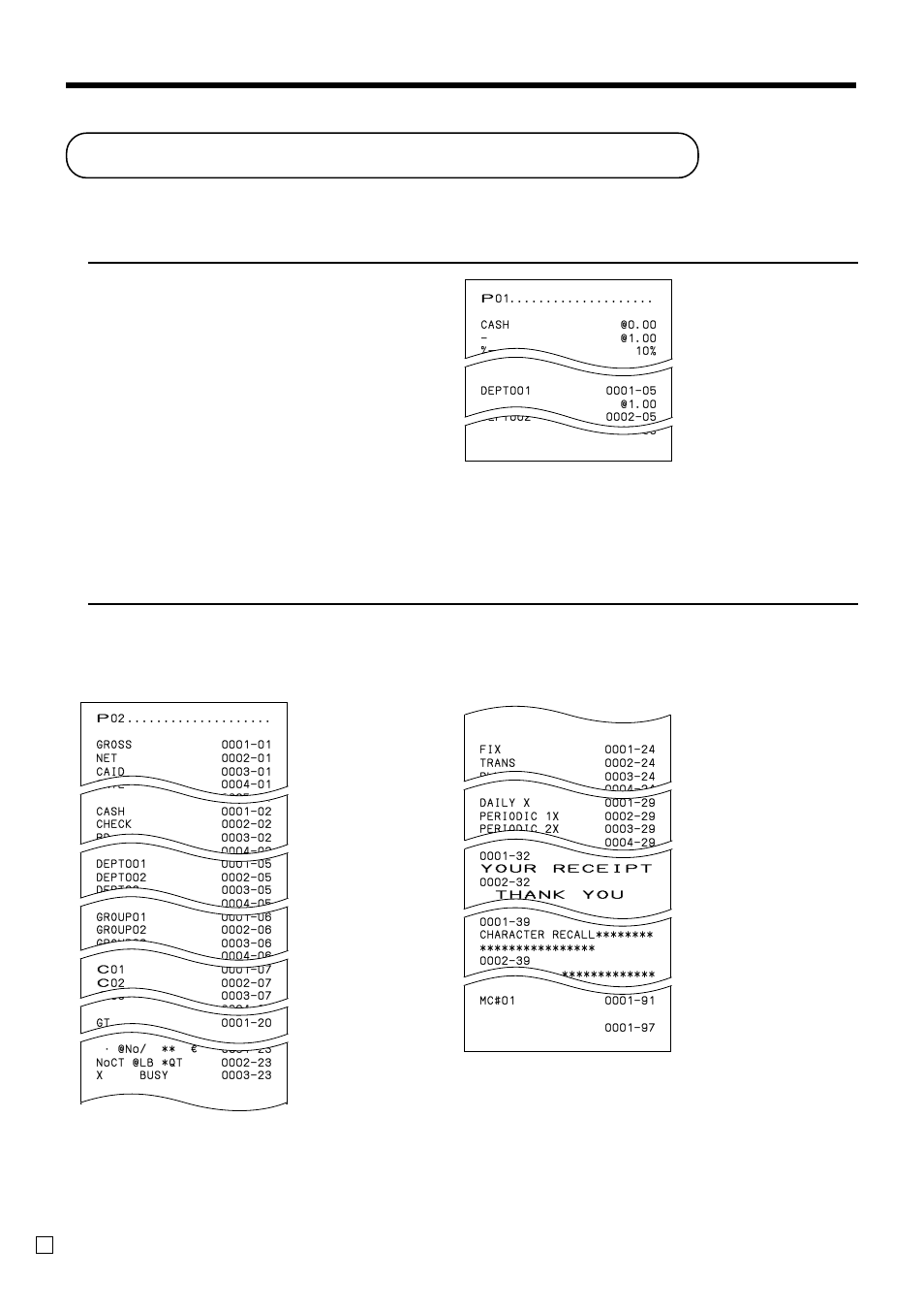 Reading the cash register's program, Advanced operations and setups | Casio PCR-T470 User Manual | Page 82 / 96