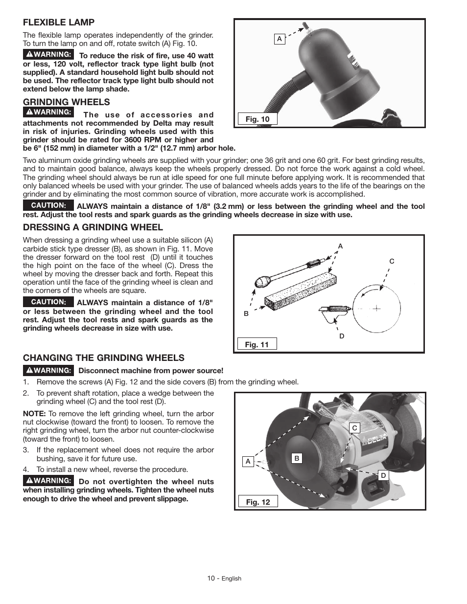 Delta GR150 User Manual | Page 10 / 36