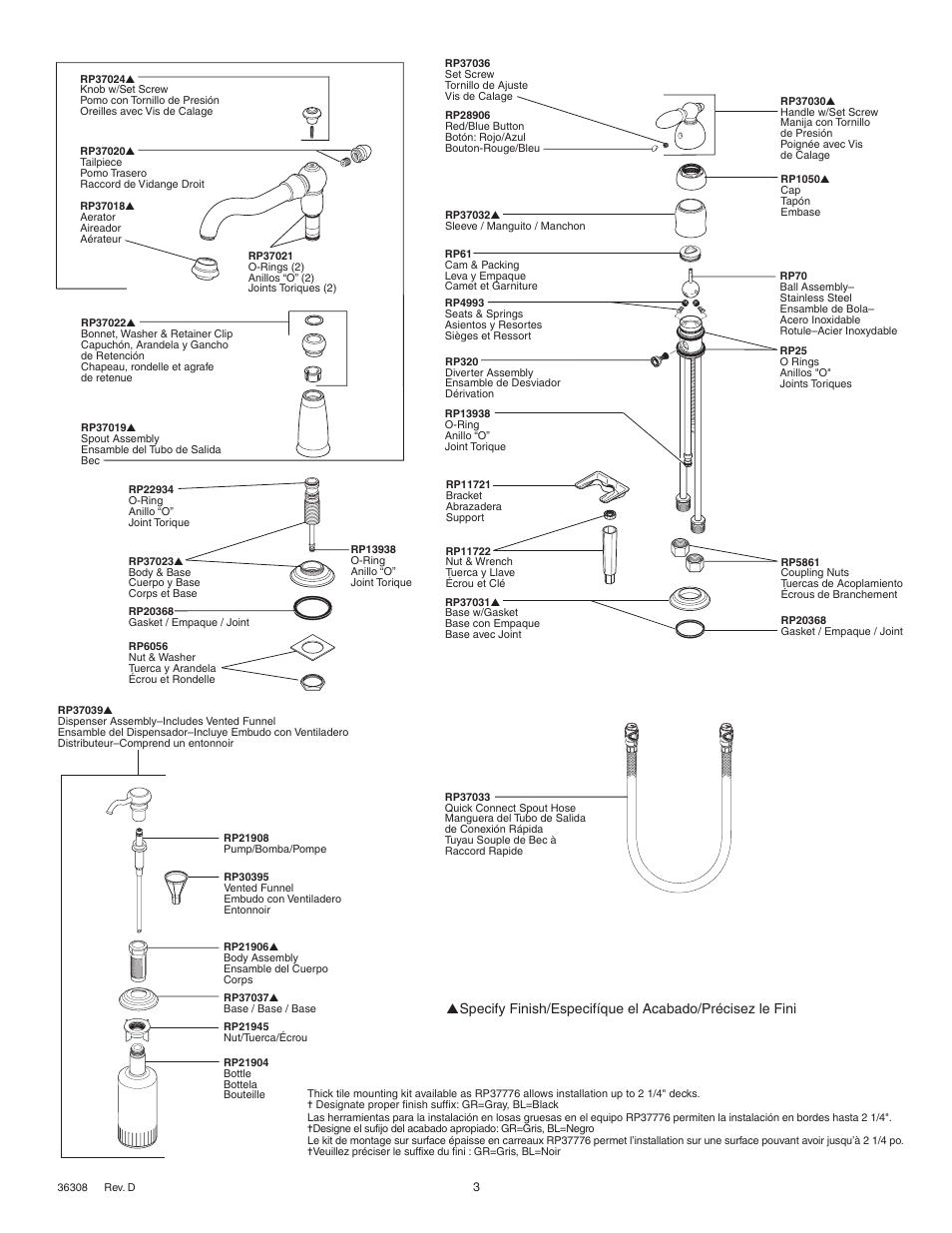 Delta 155 Series User Manual | Page 3 / 8