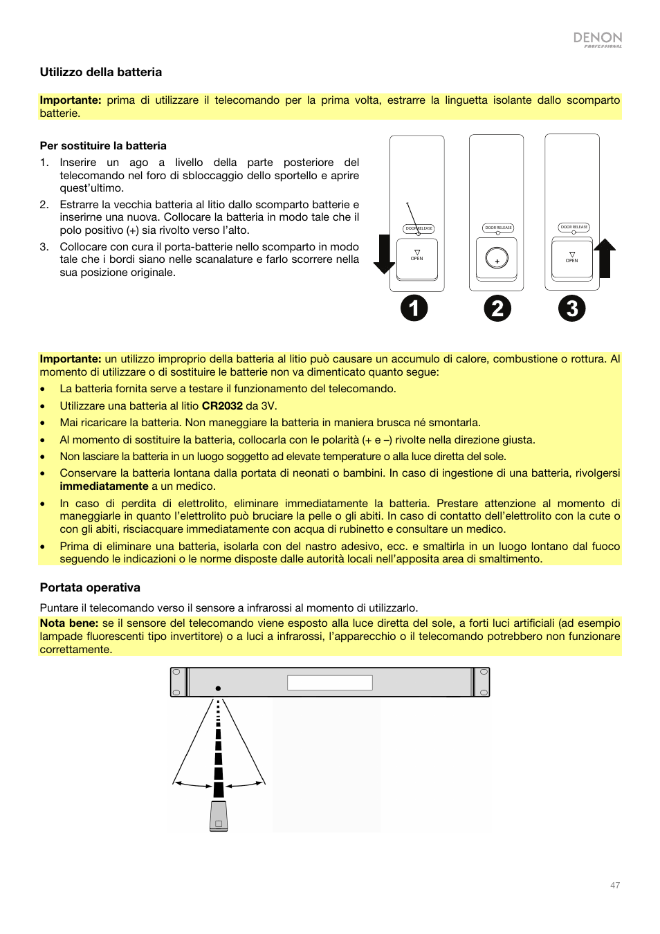 Denon DN-500CB CD/USB/Bluetooth Player with Remote User Manual | Page 47 / 72