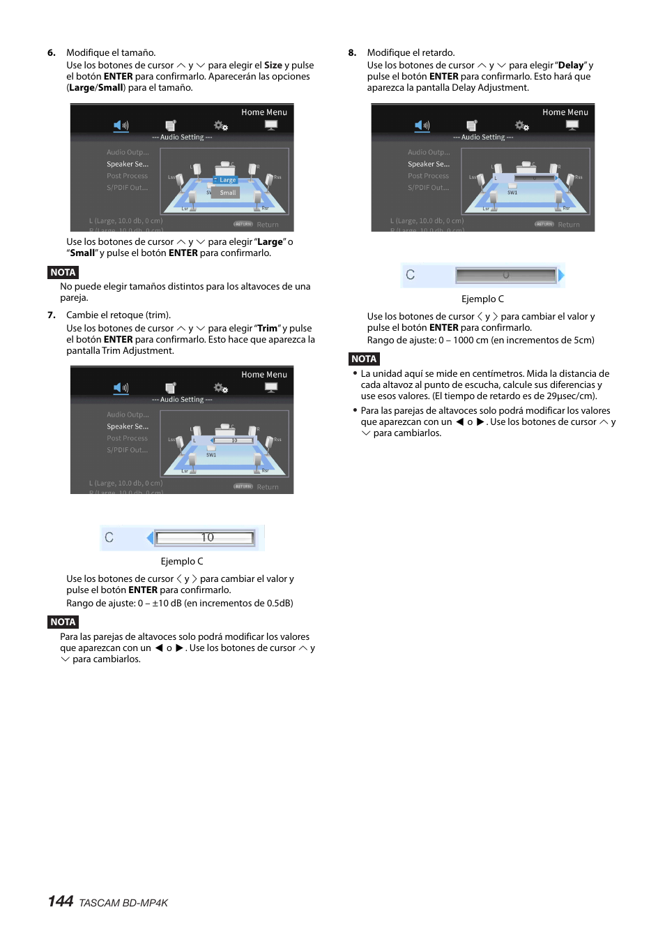 Tascam BD-MP4K Professional-Grade 4K UHD Blu-ray Player User Manual | Page 144 / 260