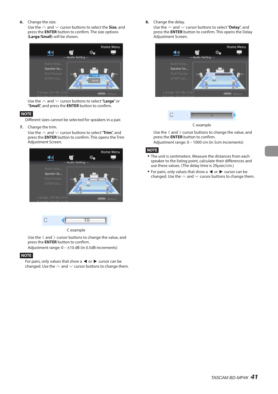 Tascam BD-MP4K Professional-Grade 4K UHD Blu-ray Player User Manual | Page 41 / 260