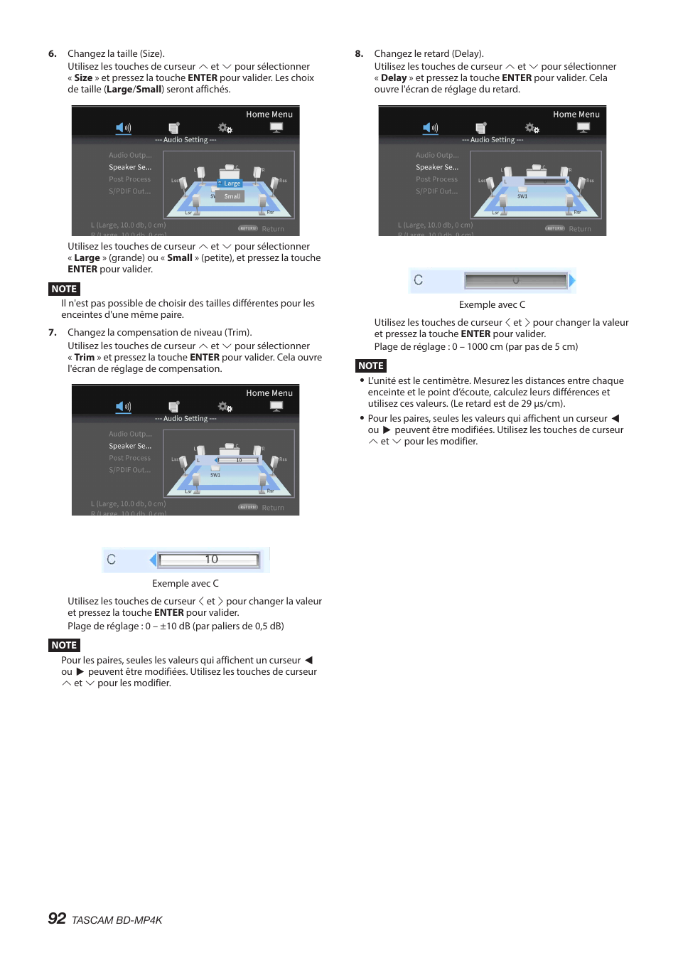 Tascam BD-MP4K Professional-Grade 4K UHD Blu-ray Player User Manual | Page 92 / 260
