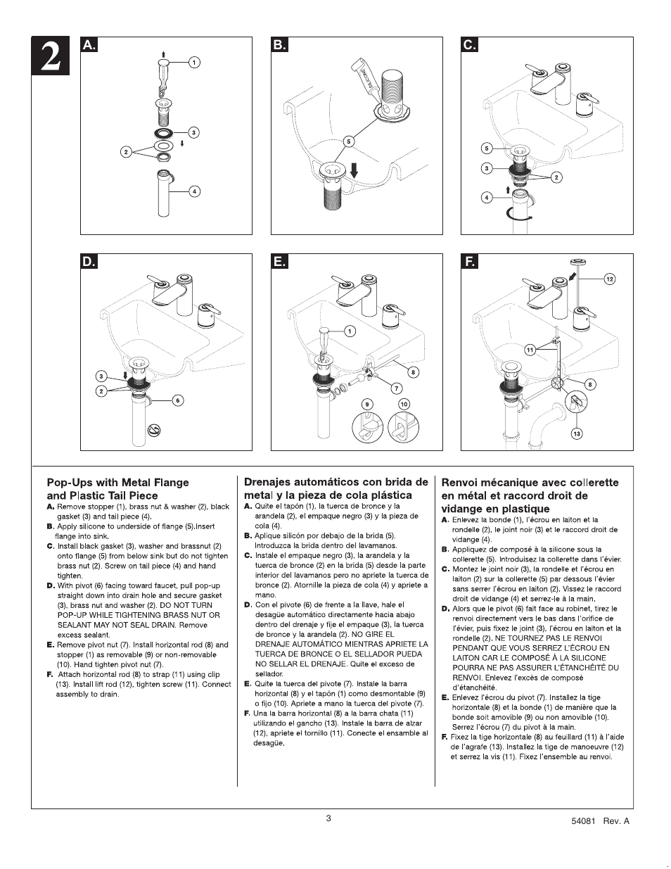 Delta 3585 Series User Manual | Page 3 / 6