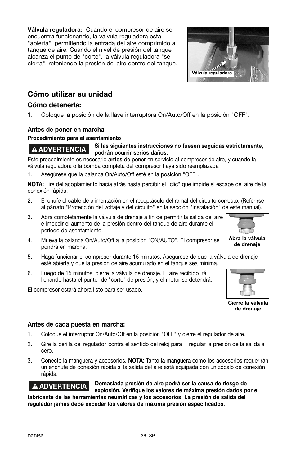 Cómo utilizar su unidad | Delta 66-202-1 User Manual | Page 36 / 72
