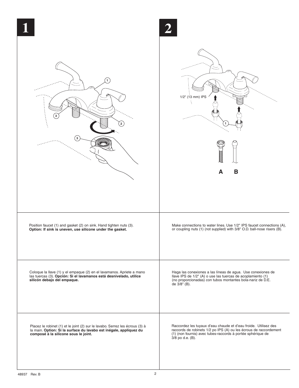 Delta 25915 Series User Manual | Page 2 / 6