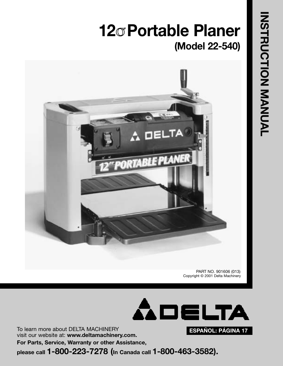 Delta 22-540 User Manual | 17 pages