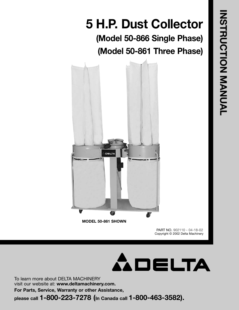 Delta 50-866 User Manual | 16 pages